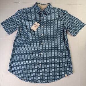 Chaps Seacoast Wash Linen Woven Shirt Men S Spring Lake Blue